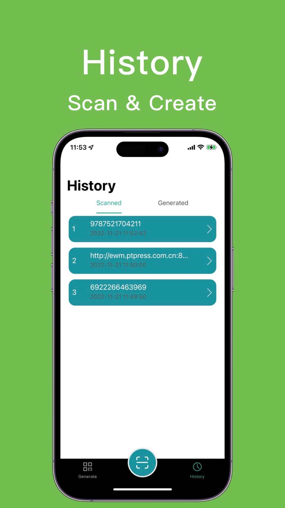 二维码条形码读取扫描器:QR Scan Reader 3