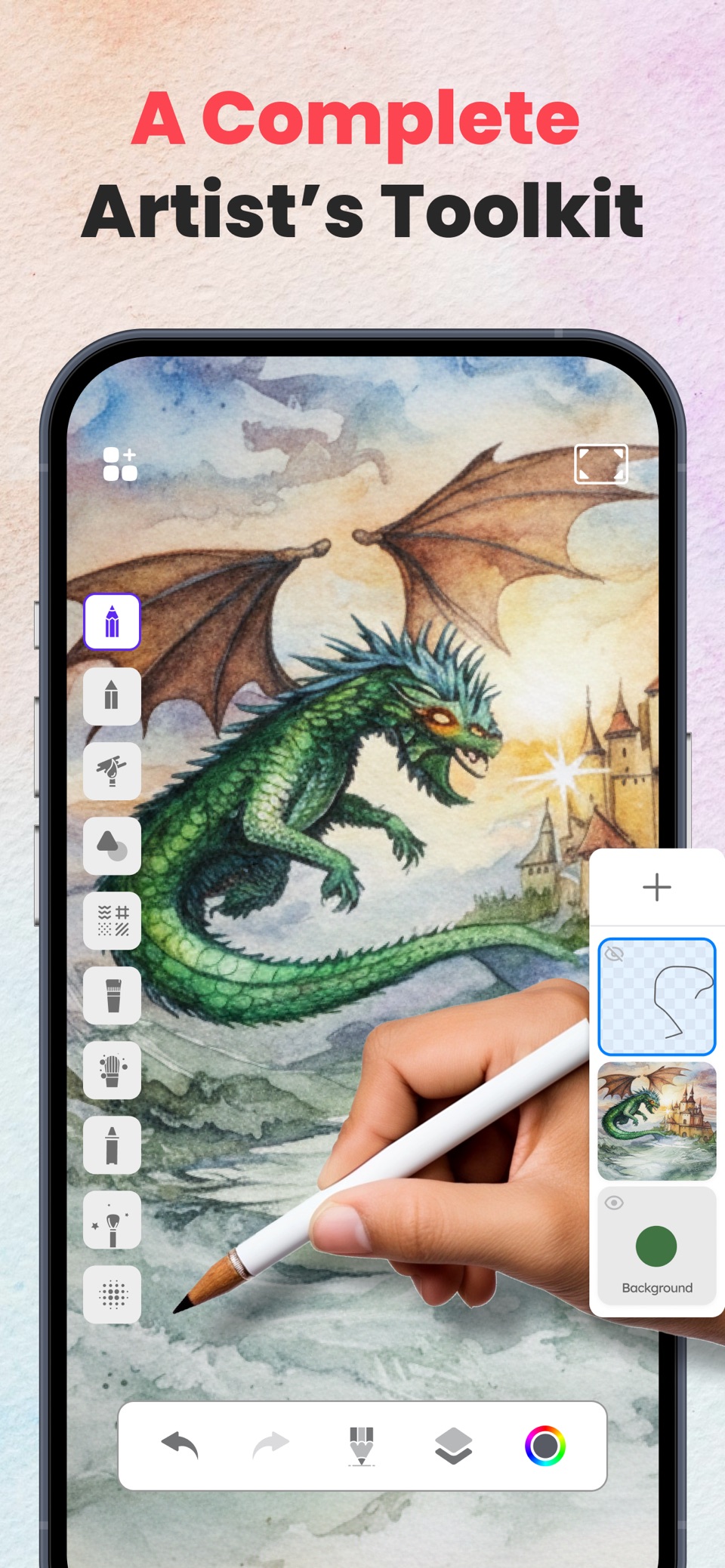 Drawing Pad: AI绘画画板 · Store screenshots