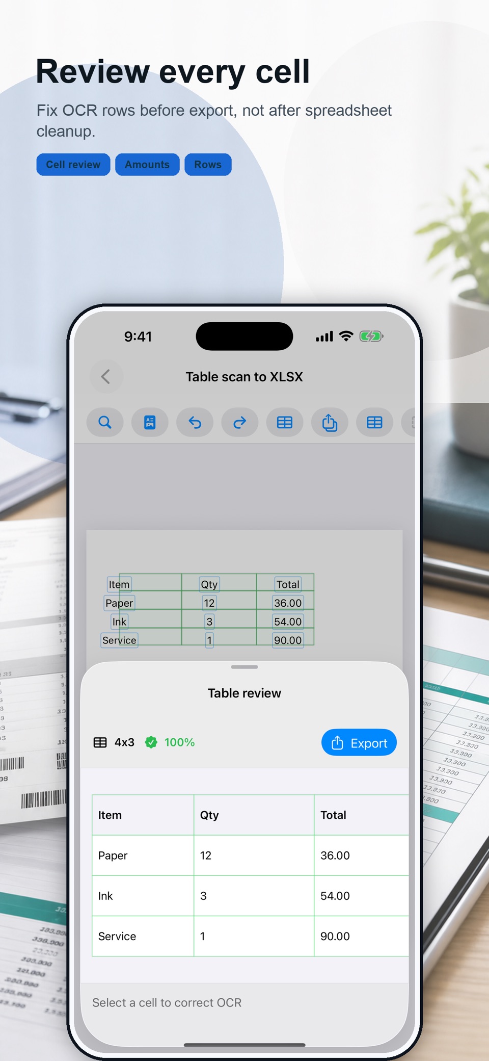 Tablo 表格识别 图片PDF转XLS 2