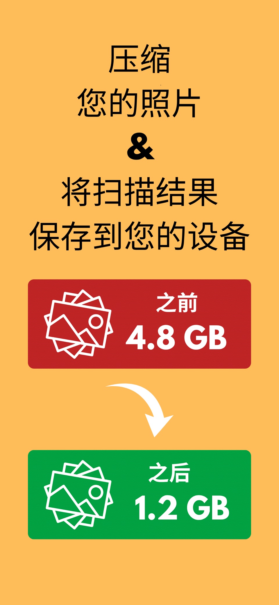 压缩照片与图片 · Store screenshots