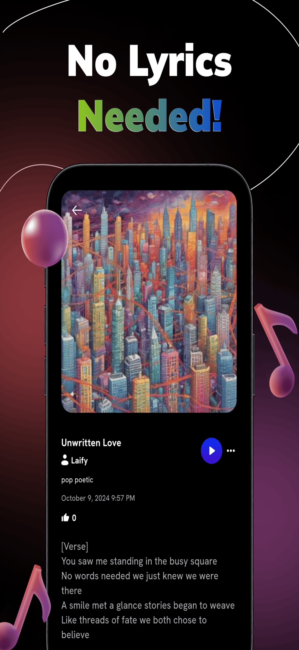 Laify: AI音乐与歌曲制作器 3