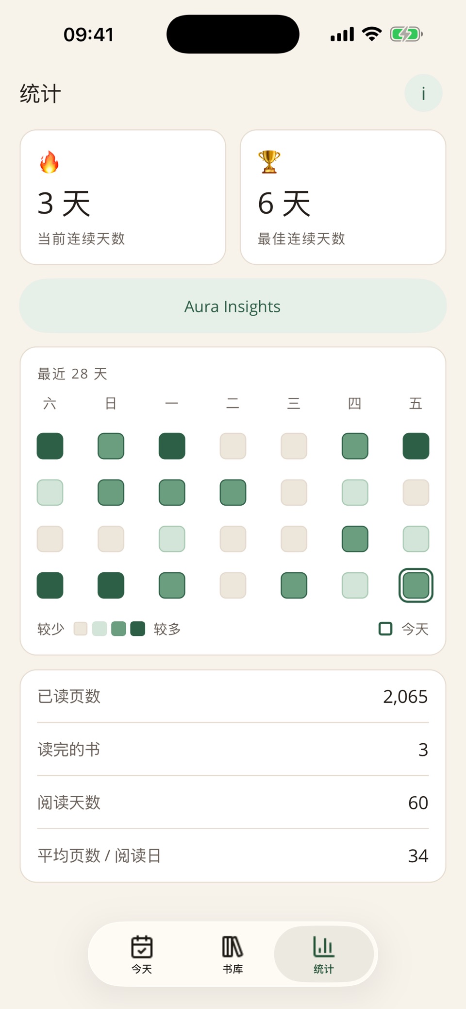 ReadAura 阅读记录与习惯 3