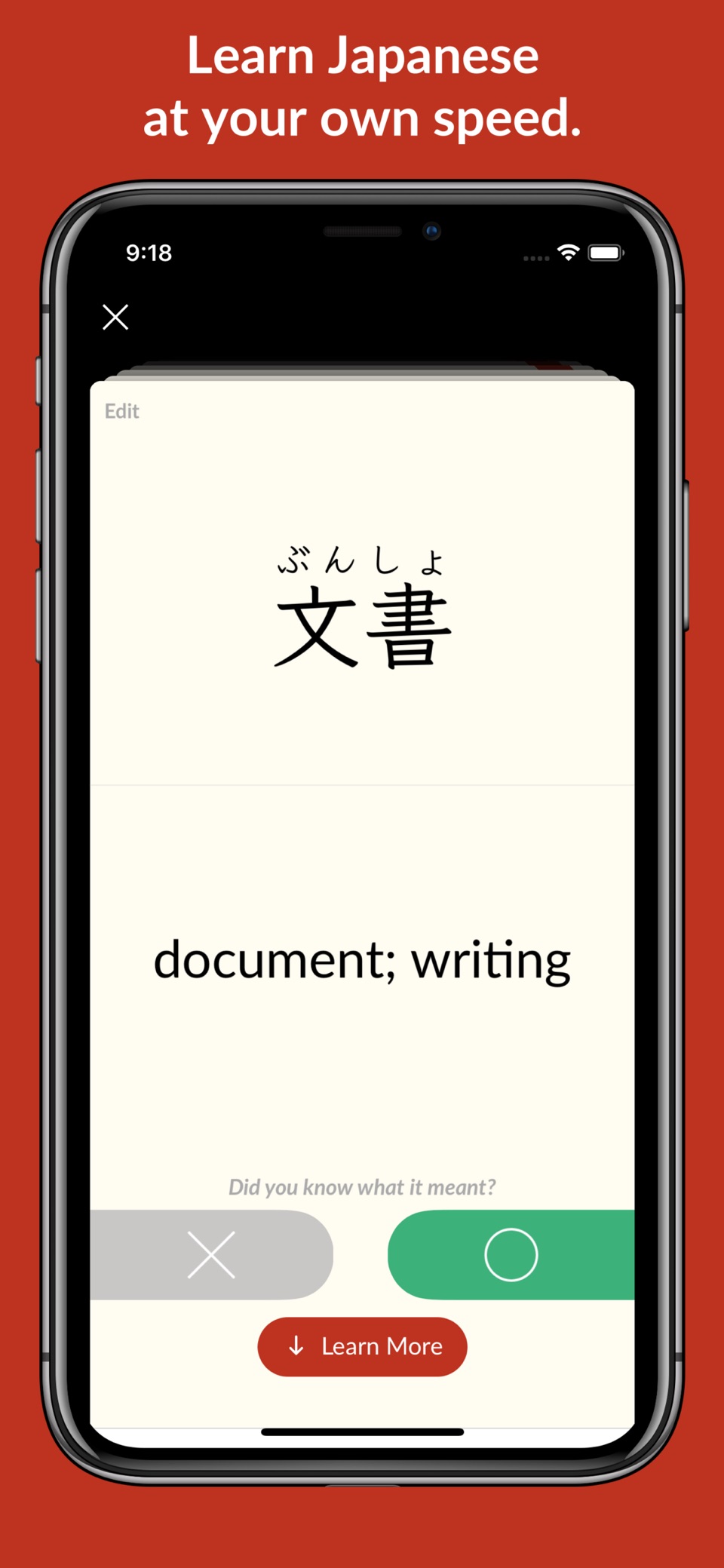 Japanese Flashcards – Manabi · Store screenshots