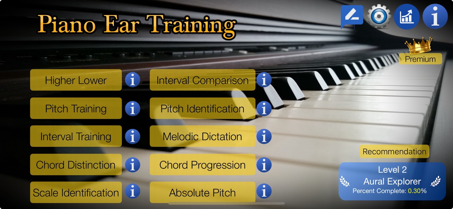钢琴听力训练 piano ear training · Store screenshots