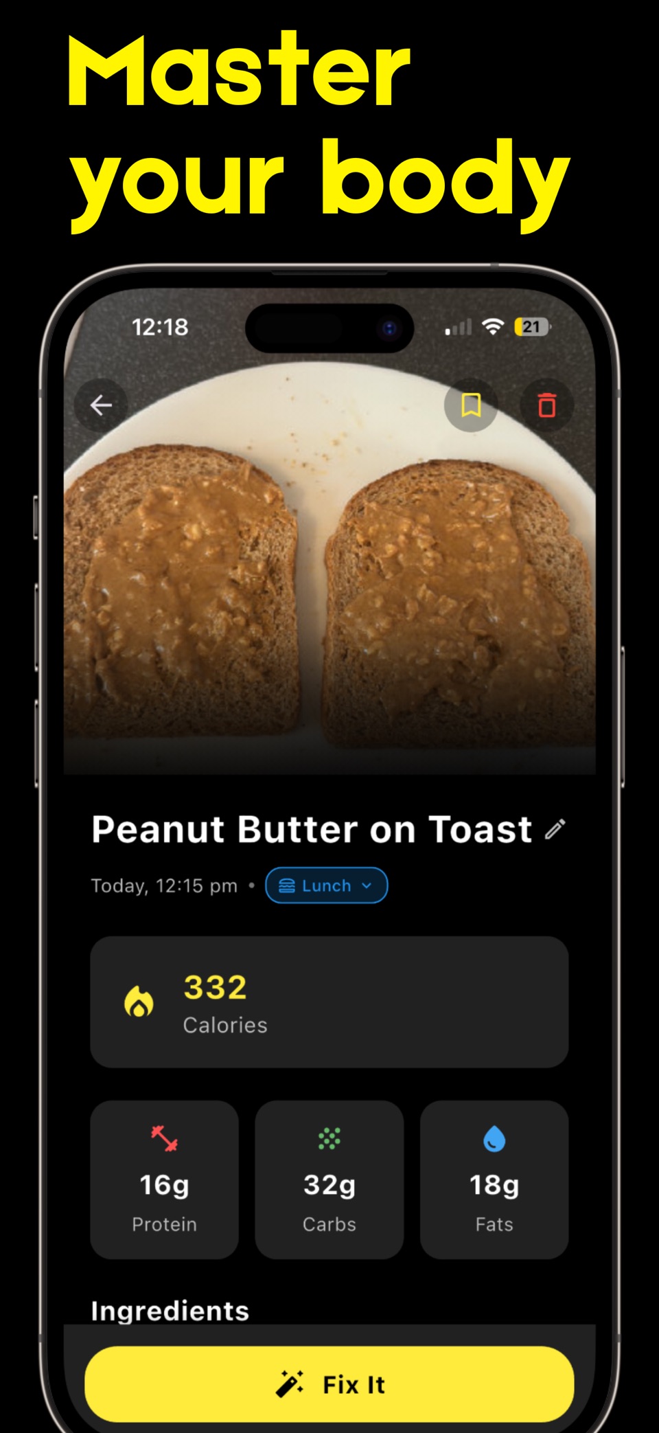 Cal Plus - AI Calorie Tracker · Store screenshots