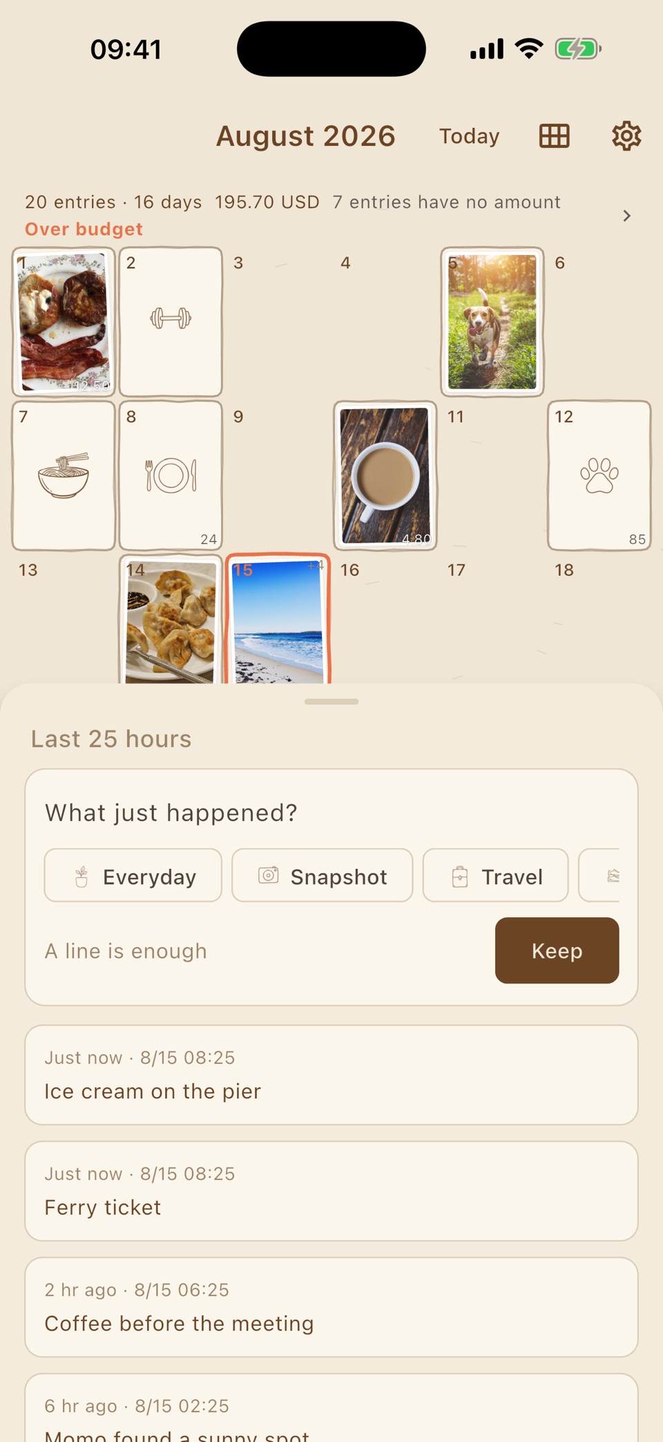 Bento Days: Photo Journal · Store screenshots