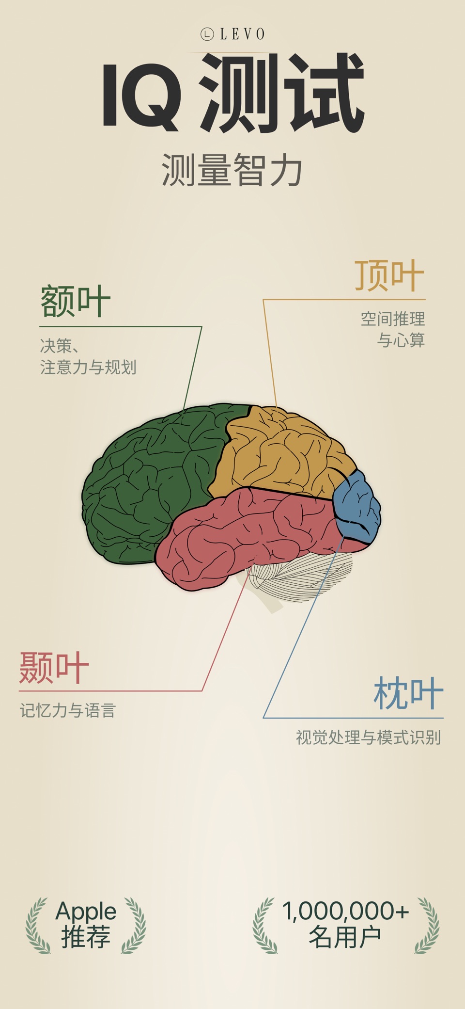 智商测试 - 思维训练 LEVO · Store screenshots