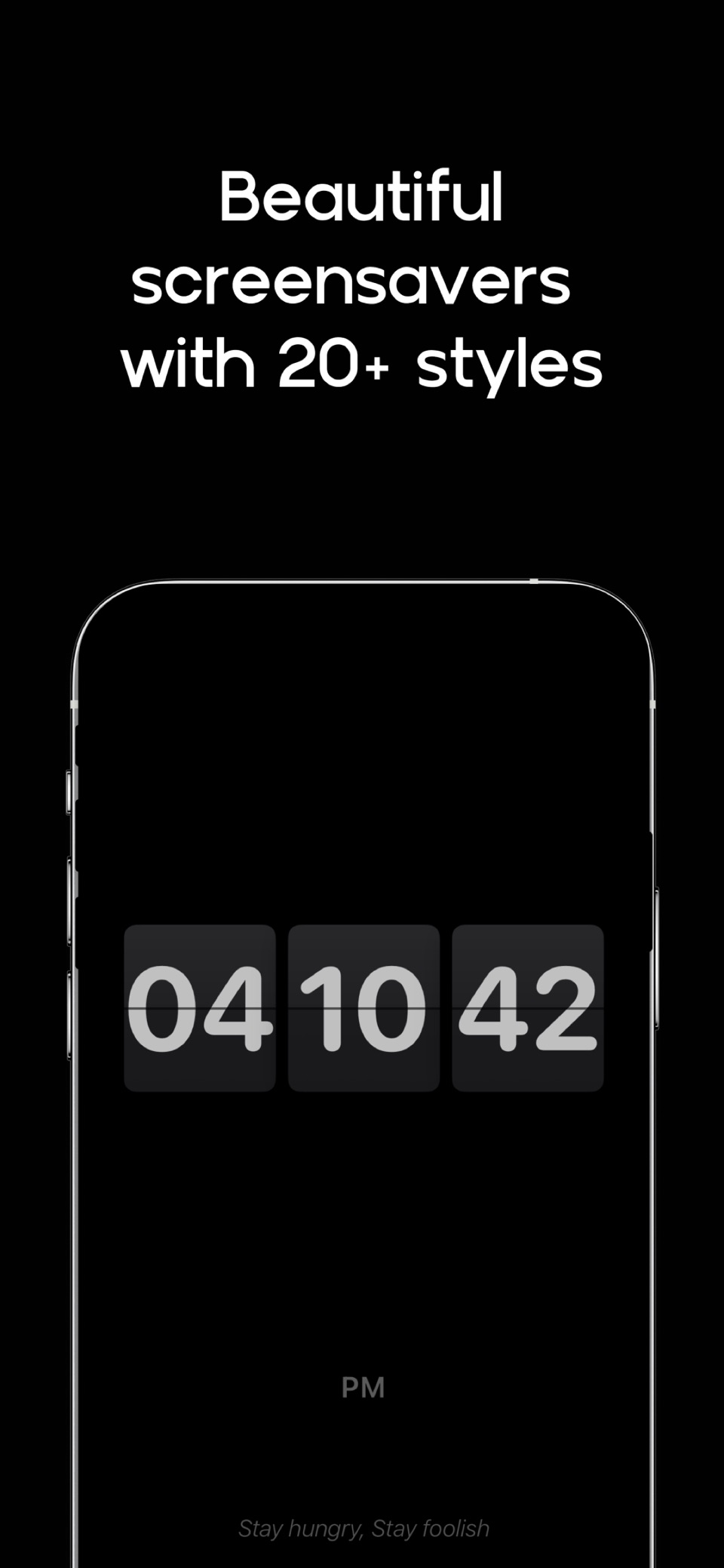Flip Clock 翻页时钟与小组件 · Store screenshots
