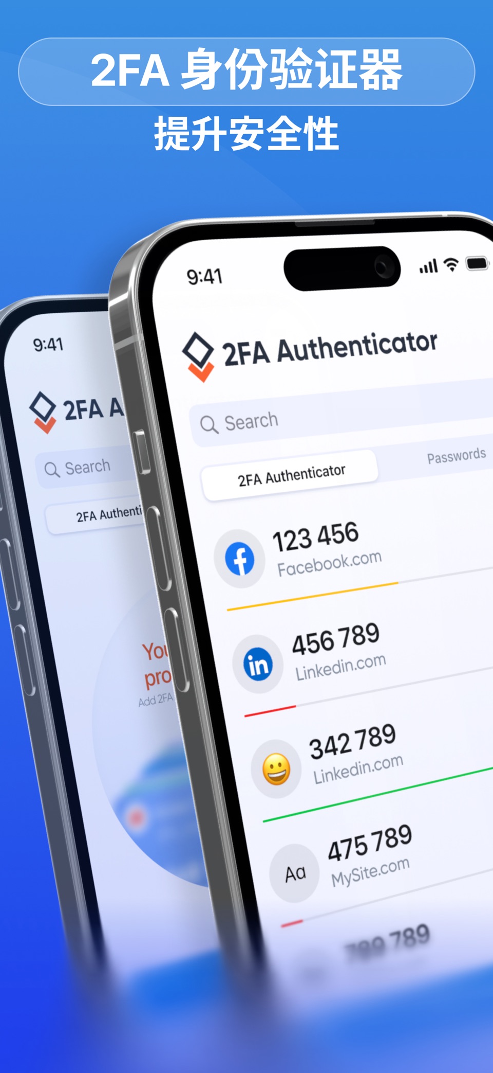 2FA Authenticator・OTP Authy · Store screenshots