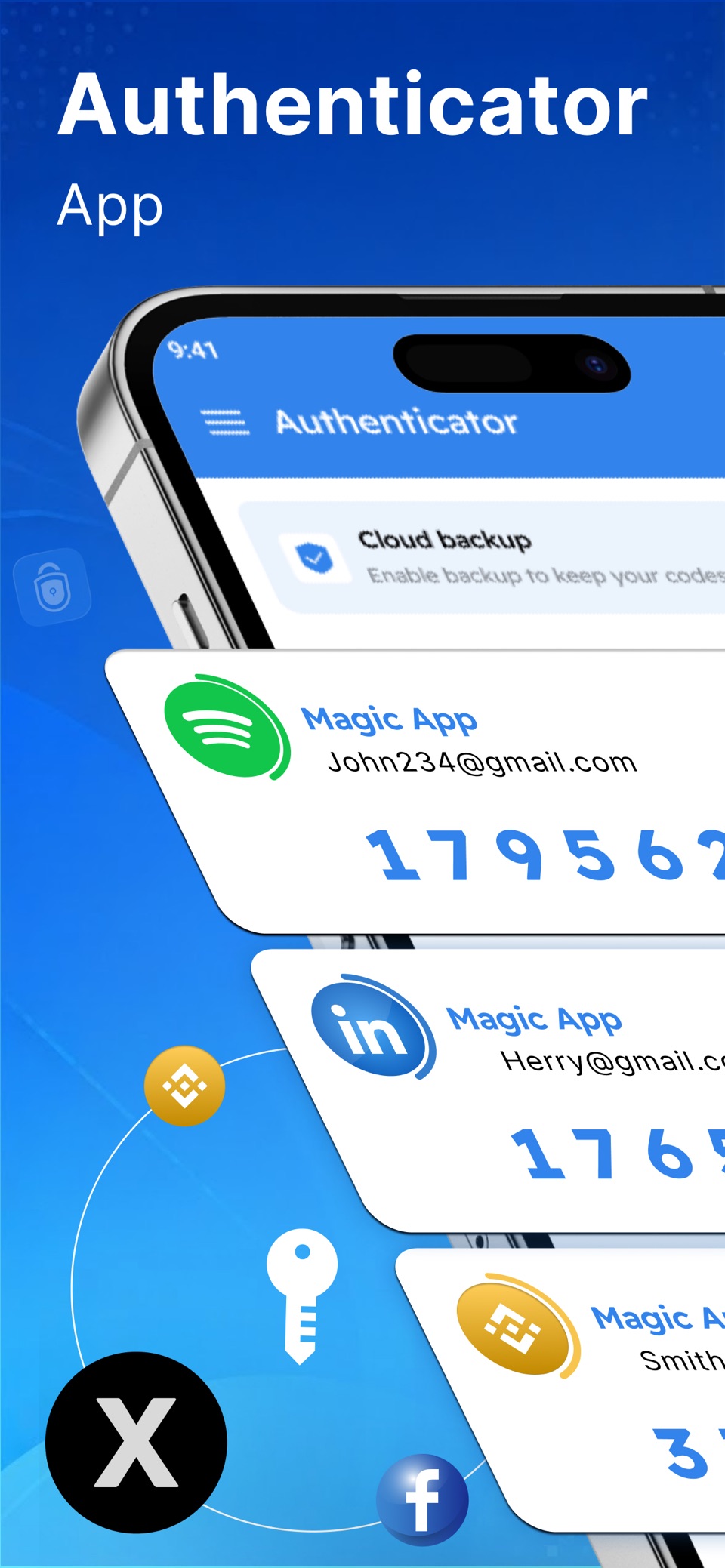 Codexa: Authenticator App · Store screenshots