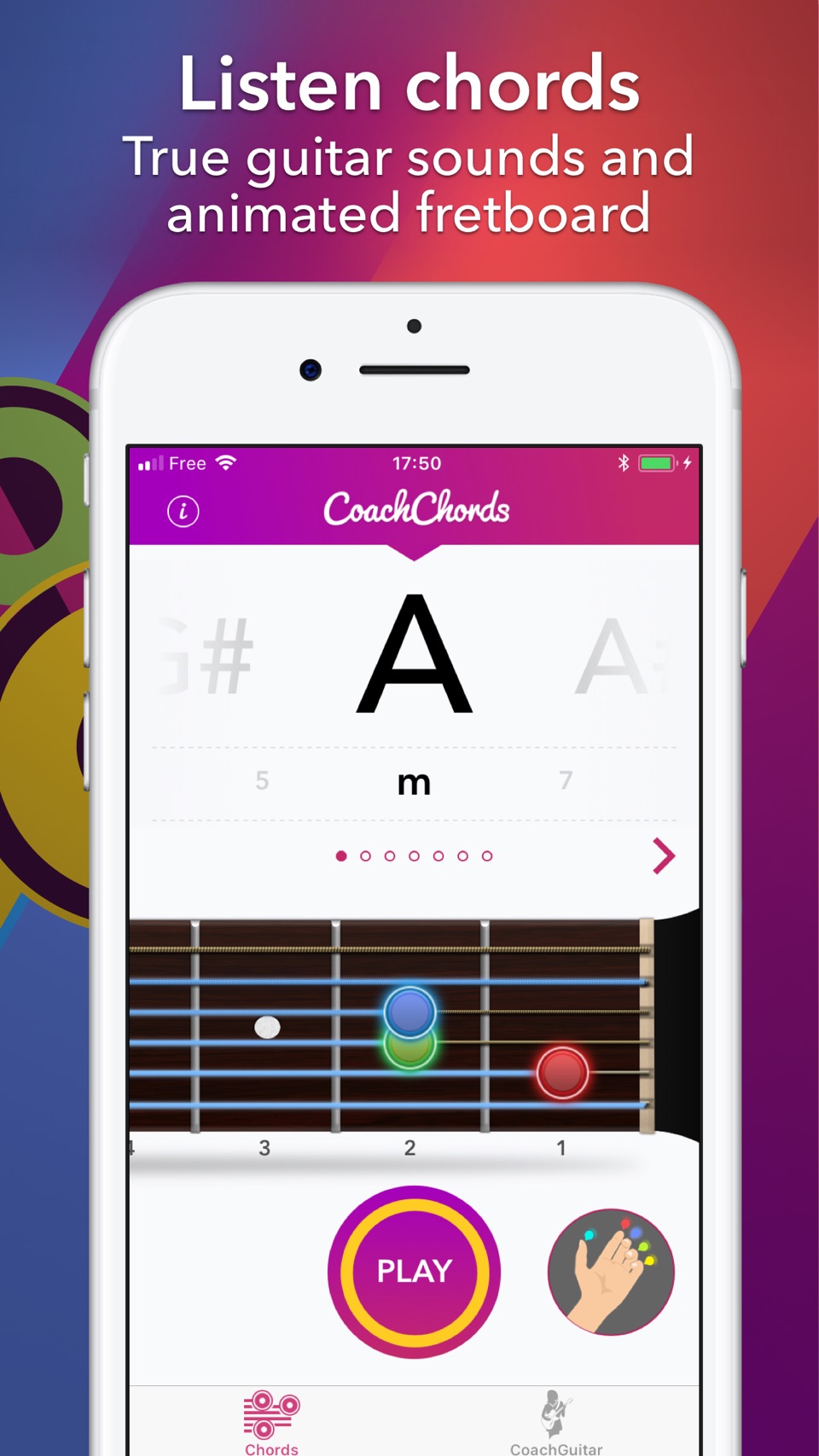 Guitar Chords App : 和弦, 演奏 2