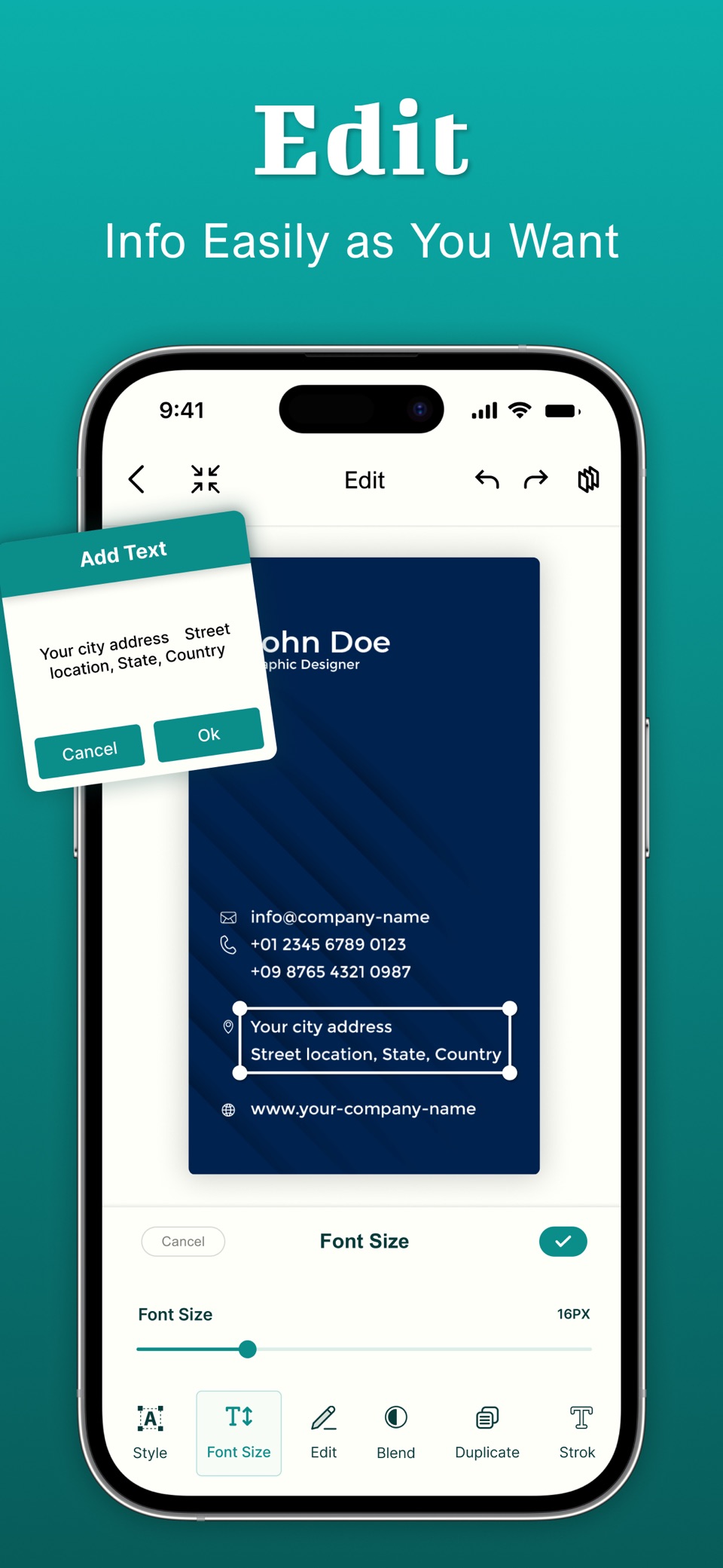 Business Card Maker : Creator 5