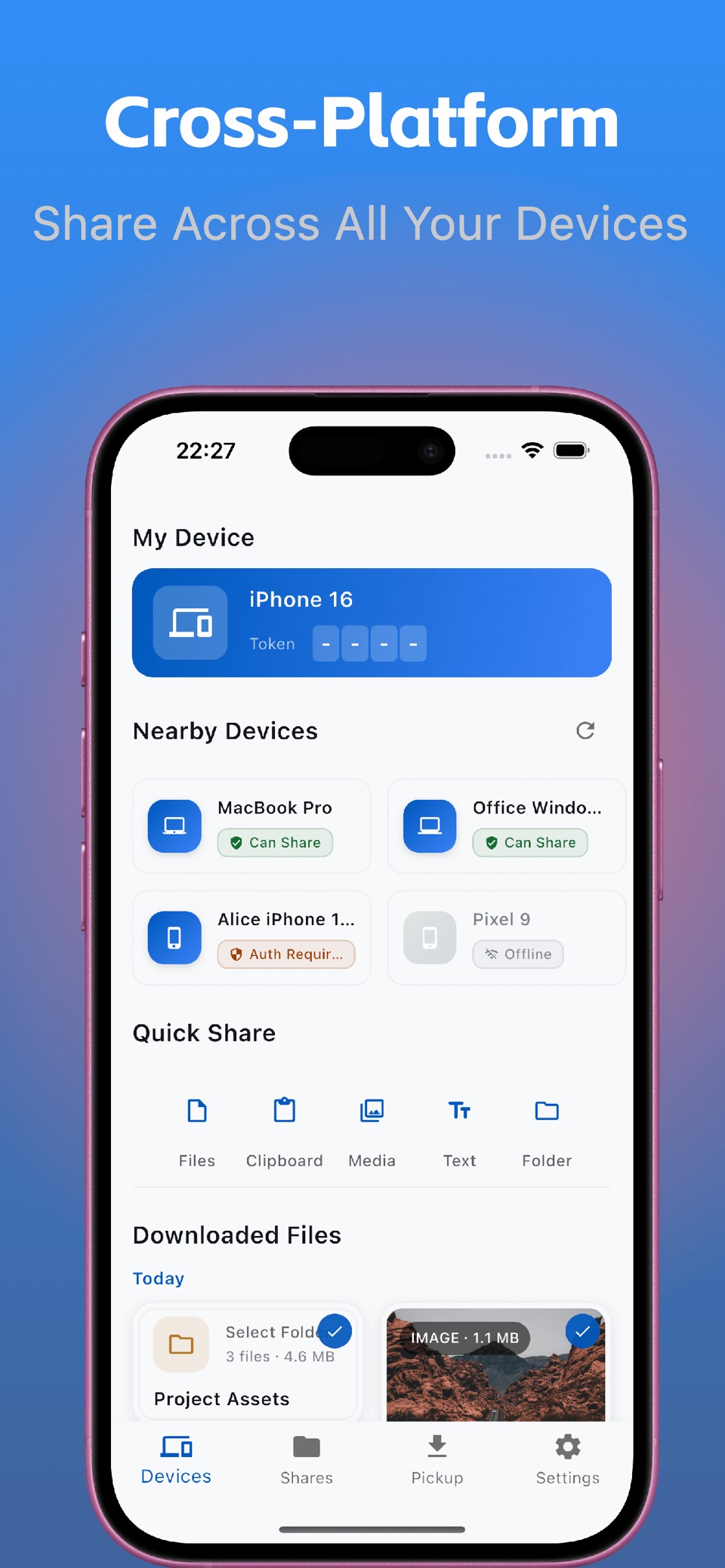 ViaShare - 局域网文件传输 · Store screenshots