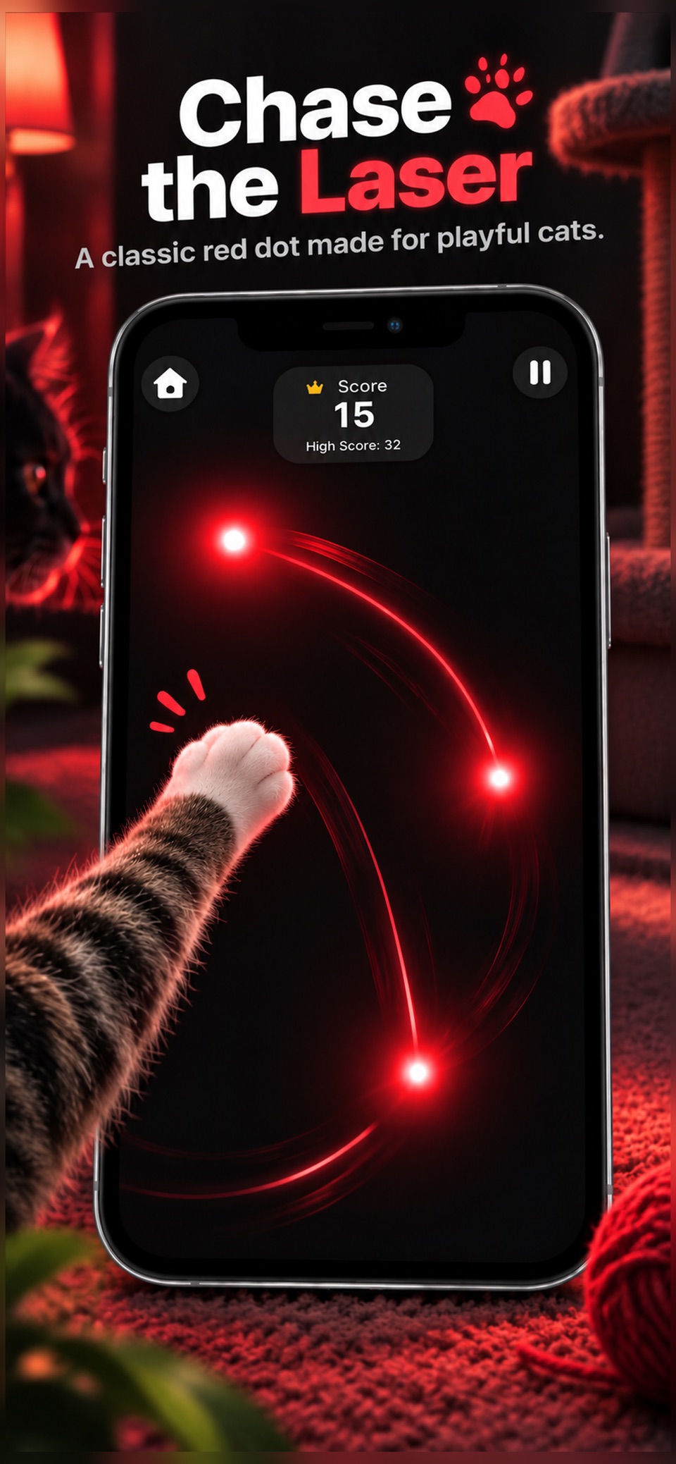 CatSwipe: 猫咪专属互动游戏 3