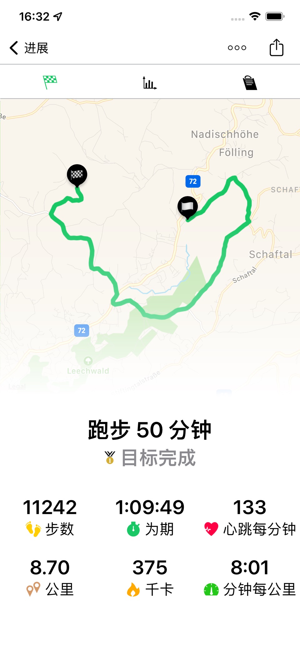 跑步运动与步行与计步器记录软件 Goals · Store screenshots