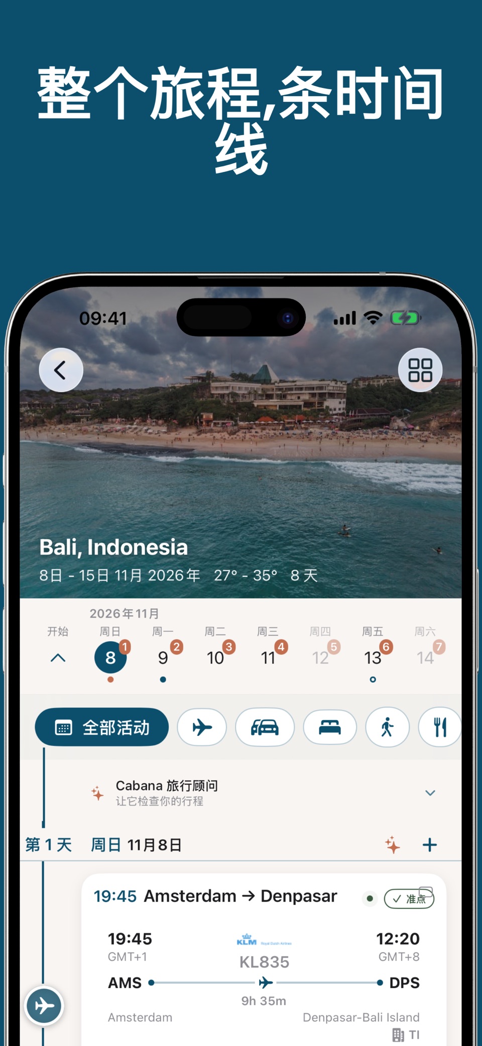 Cabanatrips: Trip Planner · Store screenshots