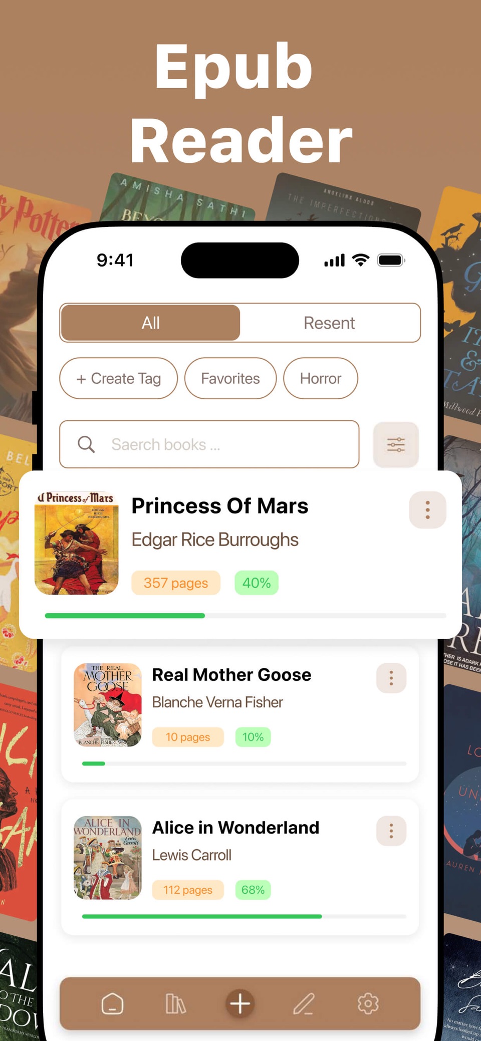 ePub电子书阅读 · Store screenshots