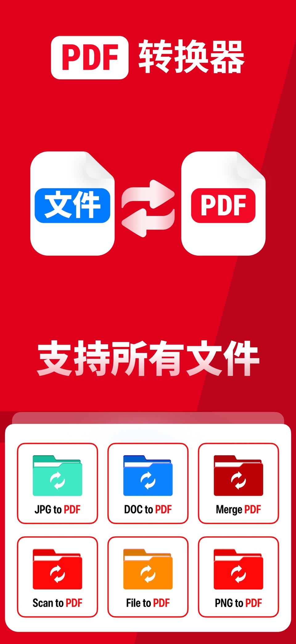 PDF转换器和编辑器 | 文档扫描 | 图片转PDF · Store screenshots