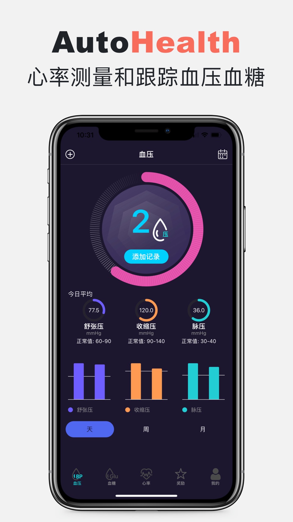 AutoHealth:监测您的心脏健康 · Store screenshots