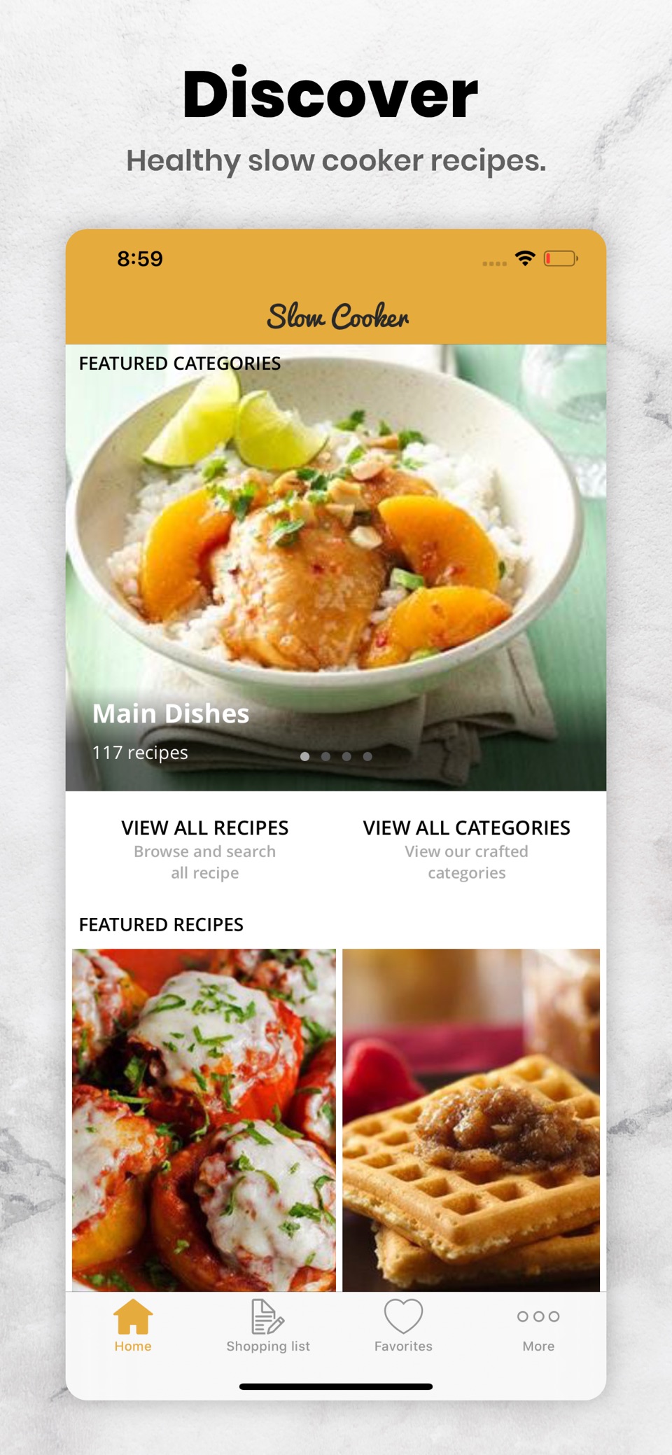 美味的慢炖锅食谱 · Store screenshots