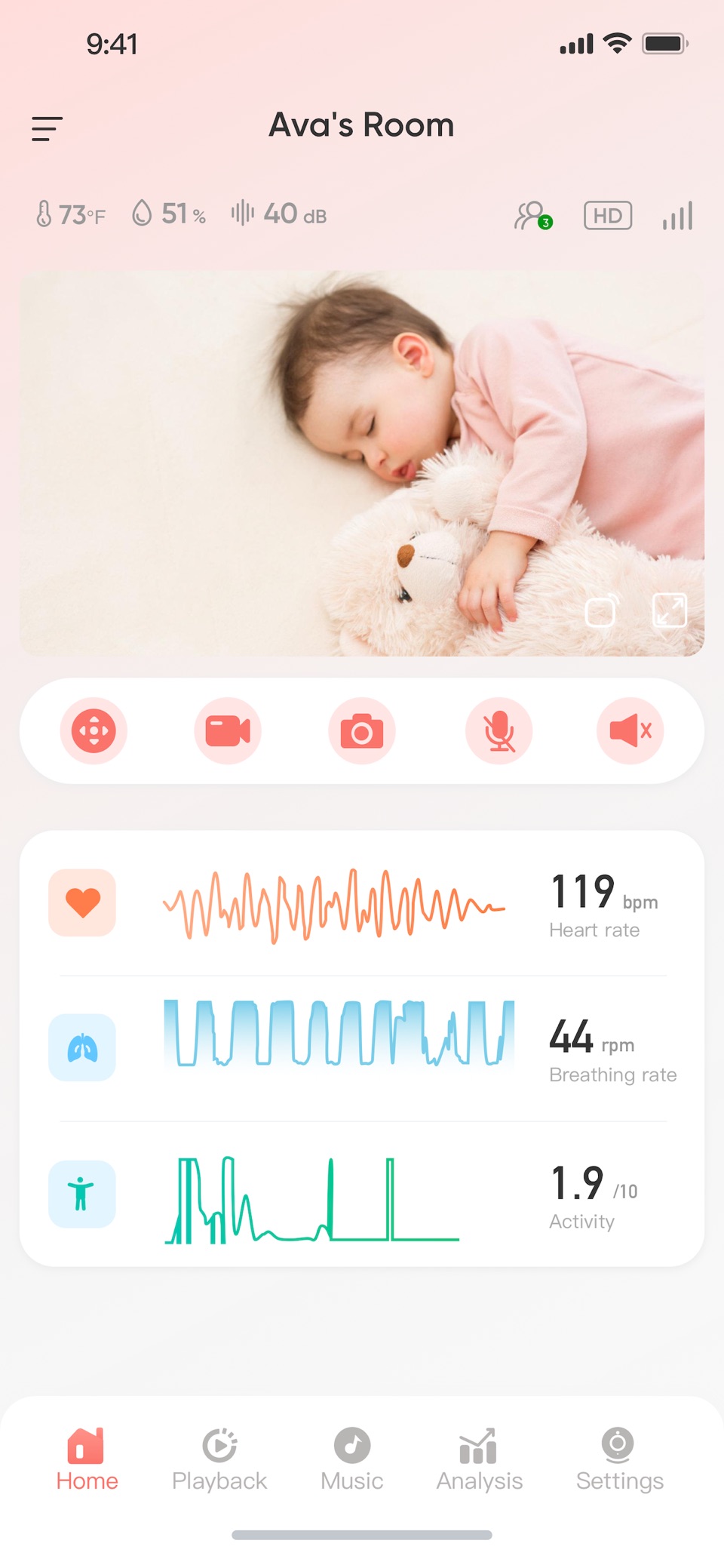 iBaby Home · Store screenshots