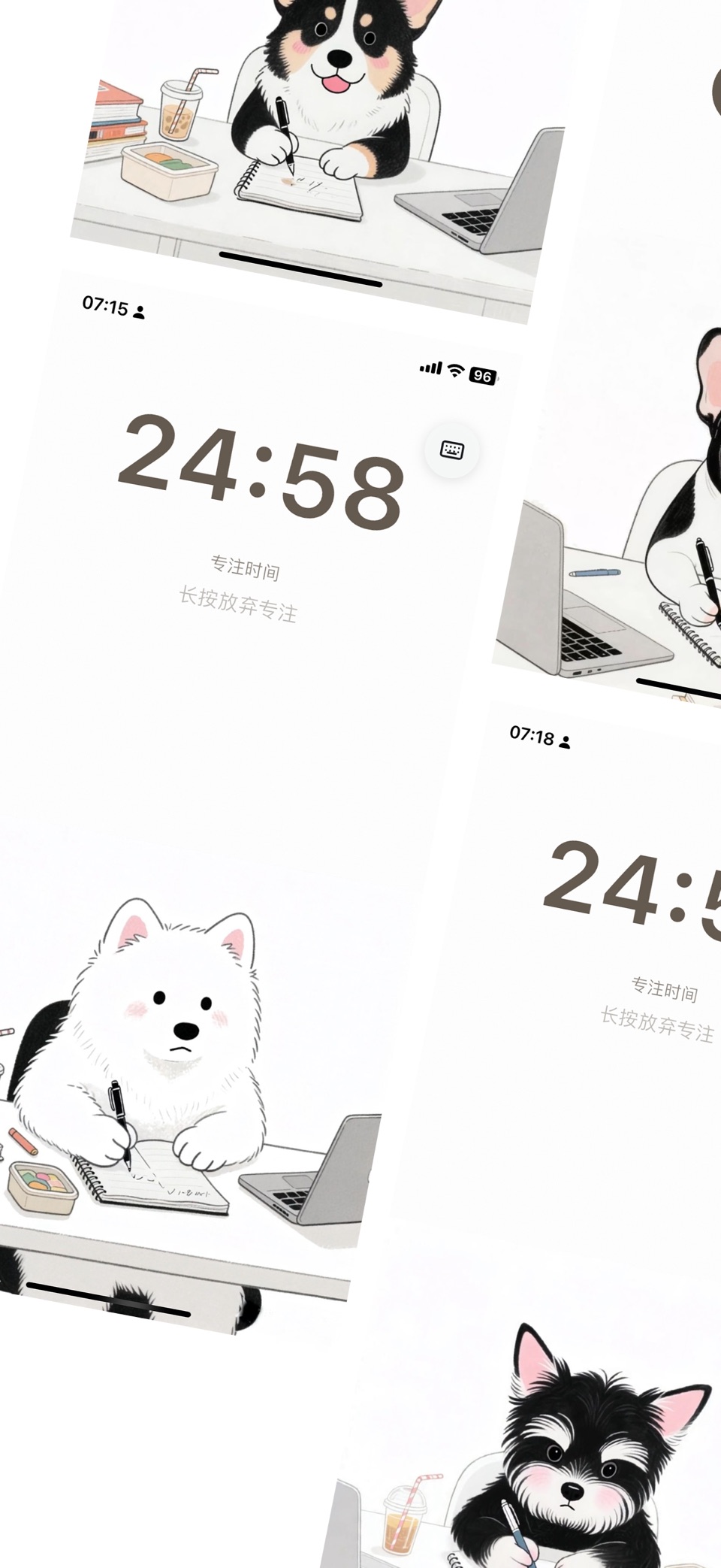 可爱番茄钟 · Store screenshots
