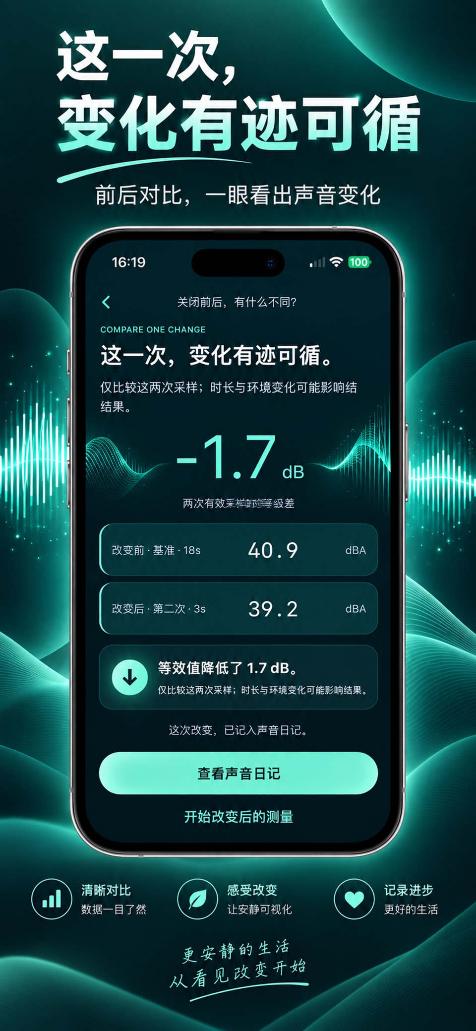 分贝仪 - 噪音检测与声音记录 2