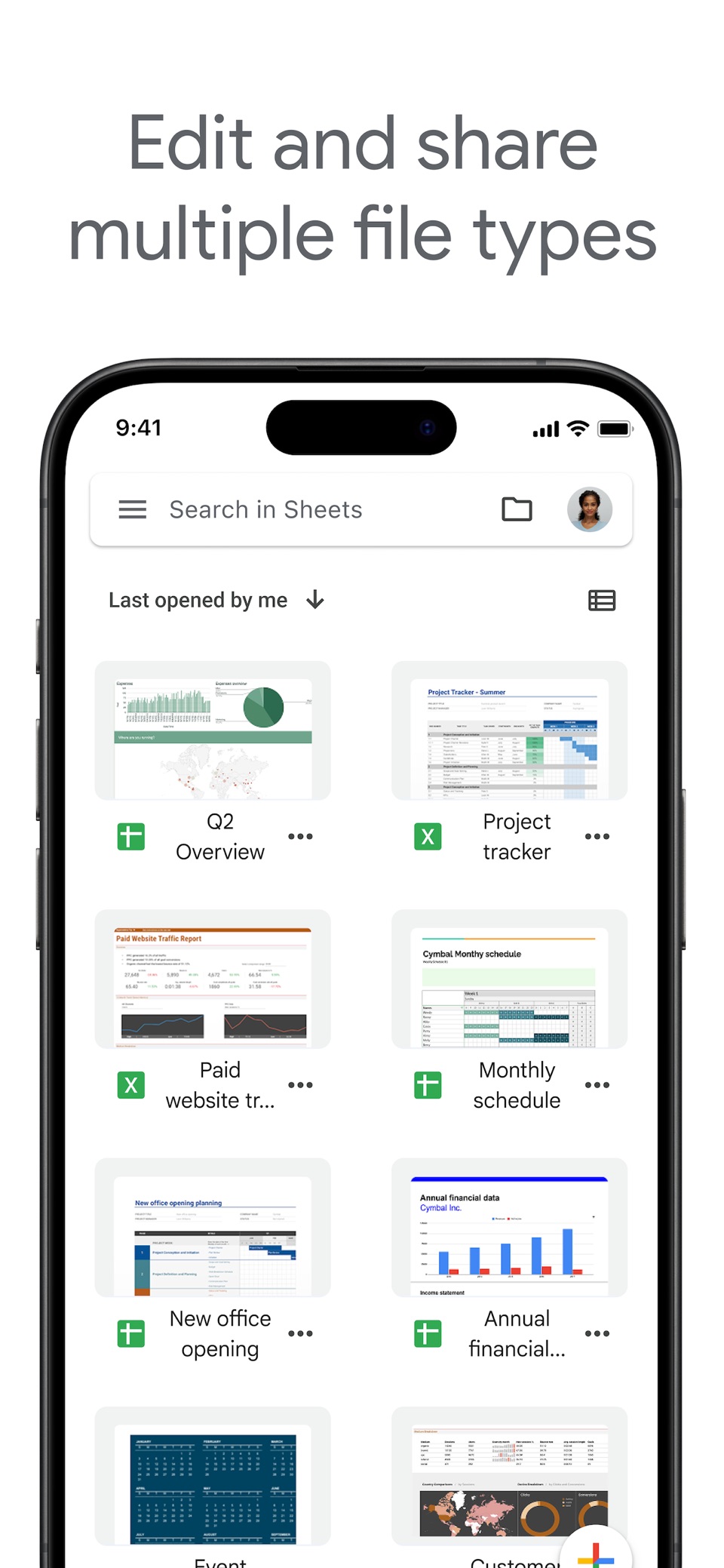 Google 表格 3