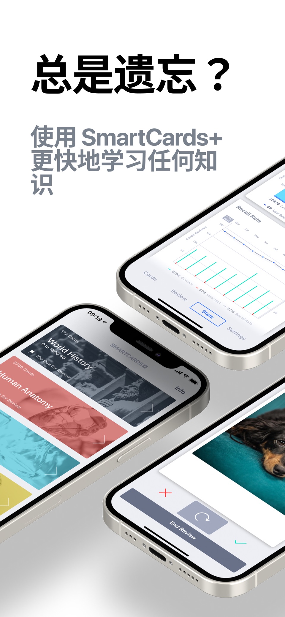 SmartCards+ | 单词本: 艾宾浩斯记忆 · Store screenshots