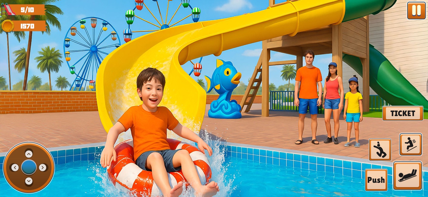 Awesome Uphill Water Pool Park 3