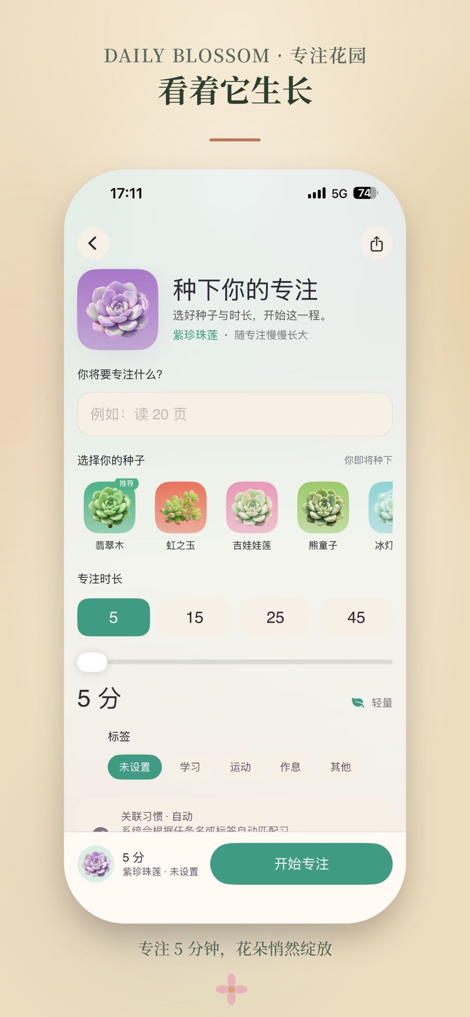Daily Blossom 专注花园·番茄钟 3