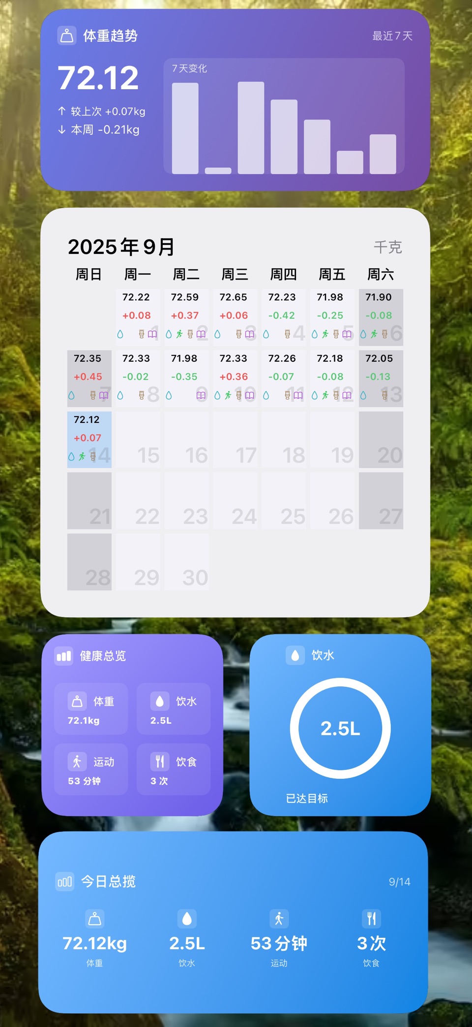 体重记录-168轻断食与减肥打卡 3