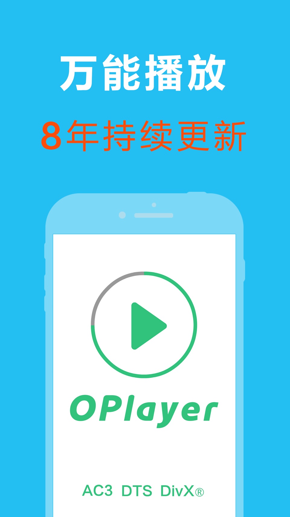 播放器OPlayer Lite - 视频播放器 · Store screenshots