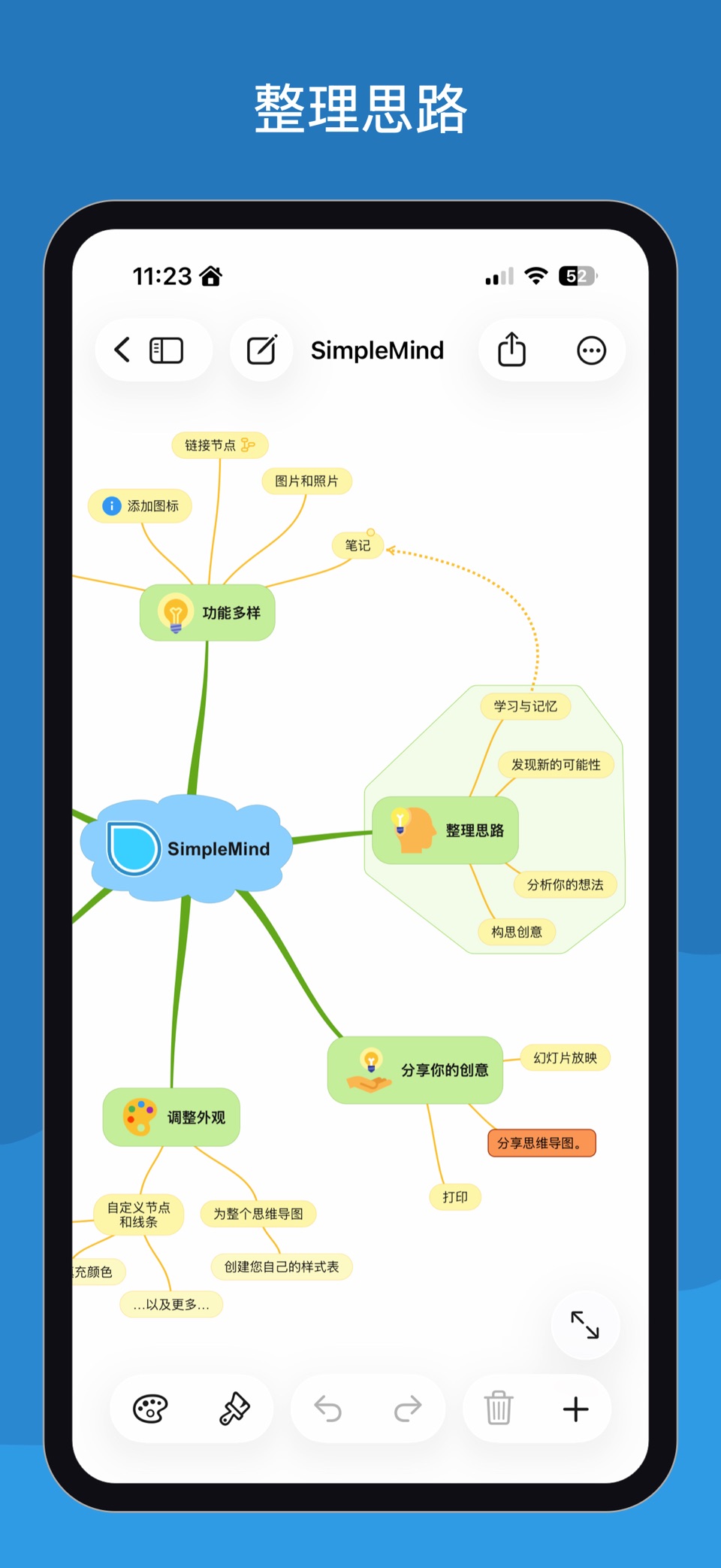 SimpleMind Pro - 思维导图 · Store screenshots