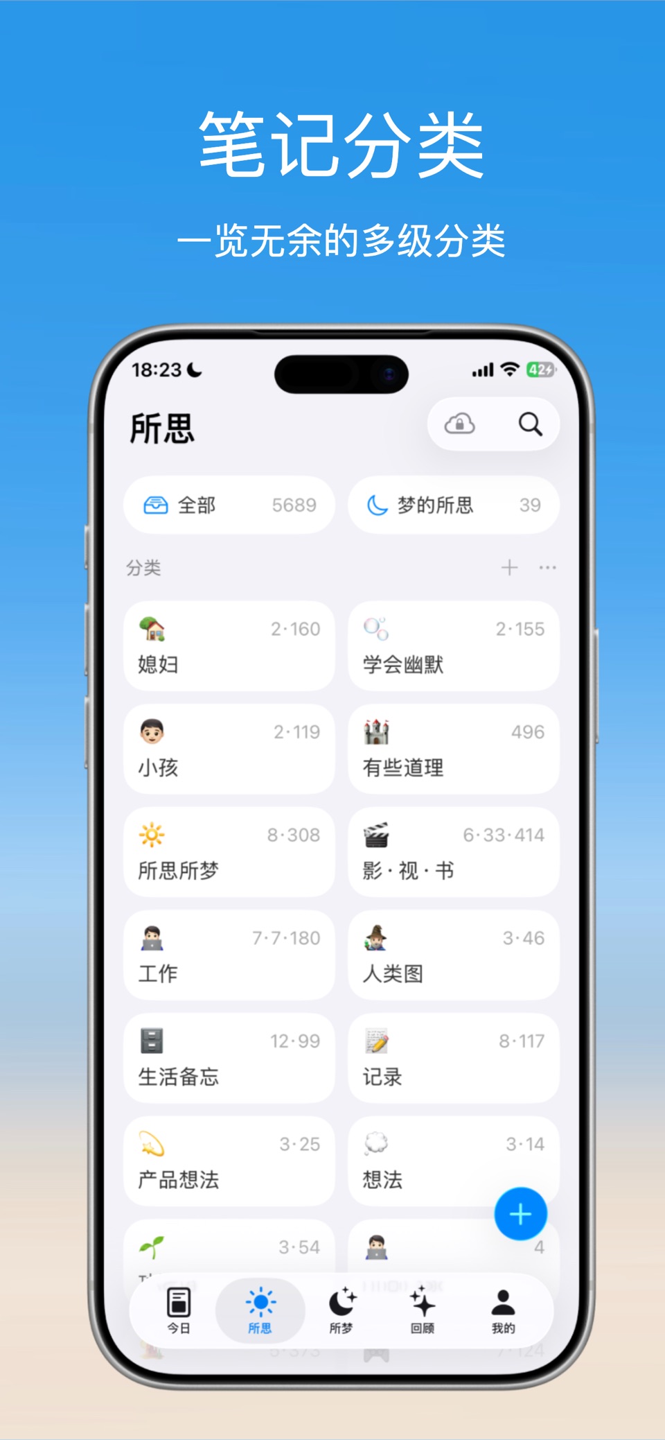 所思所梦 - 笔记、便签、备忘录和梦境日记 3