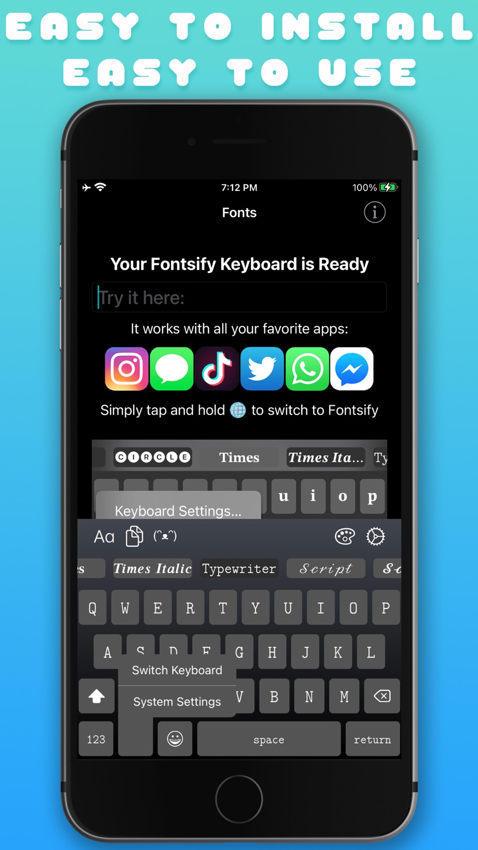 Custom Keyboard Fonts Fontsify 6