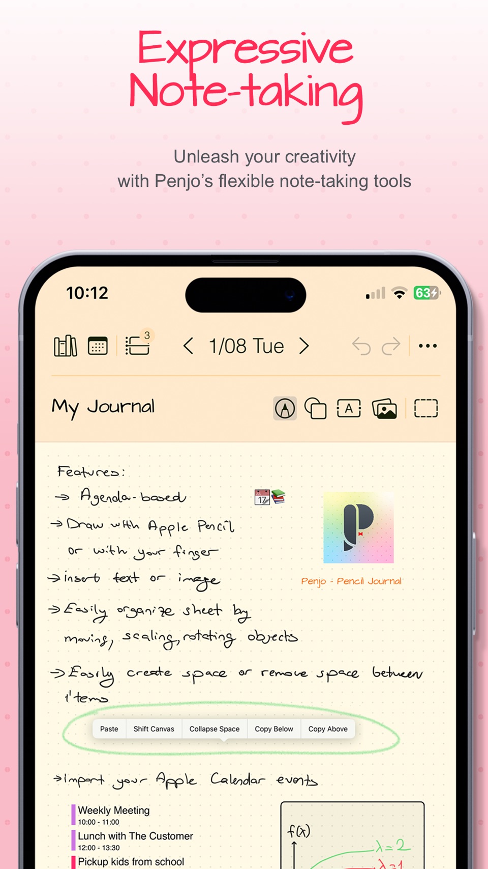 Penjo: Pencil Journal, Planner 2