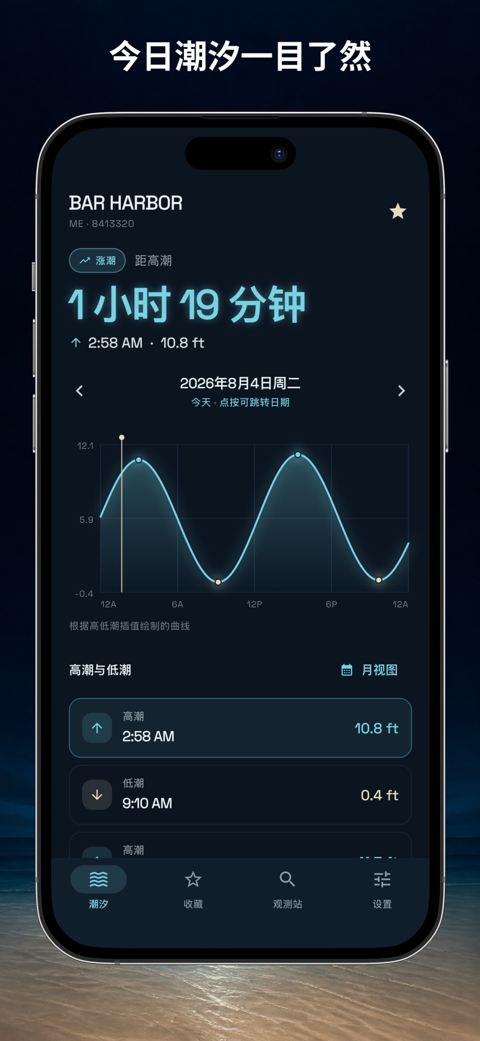 美国潮汐表 - Marevia · Store screenshots