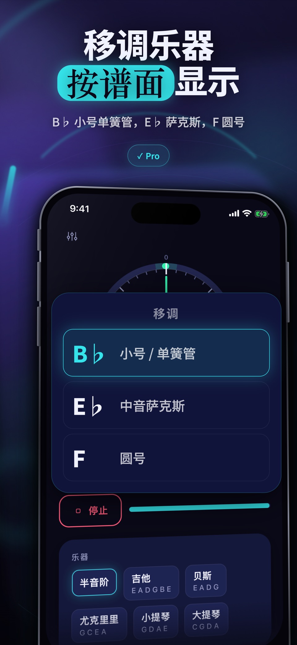 节拍器和调音器：吉他管乐 3
