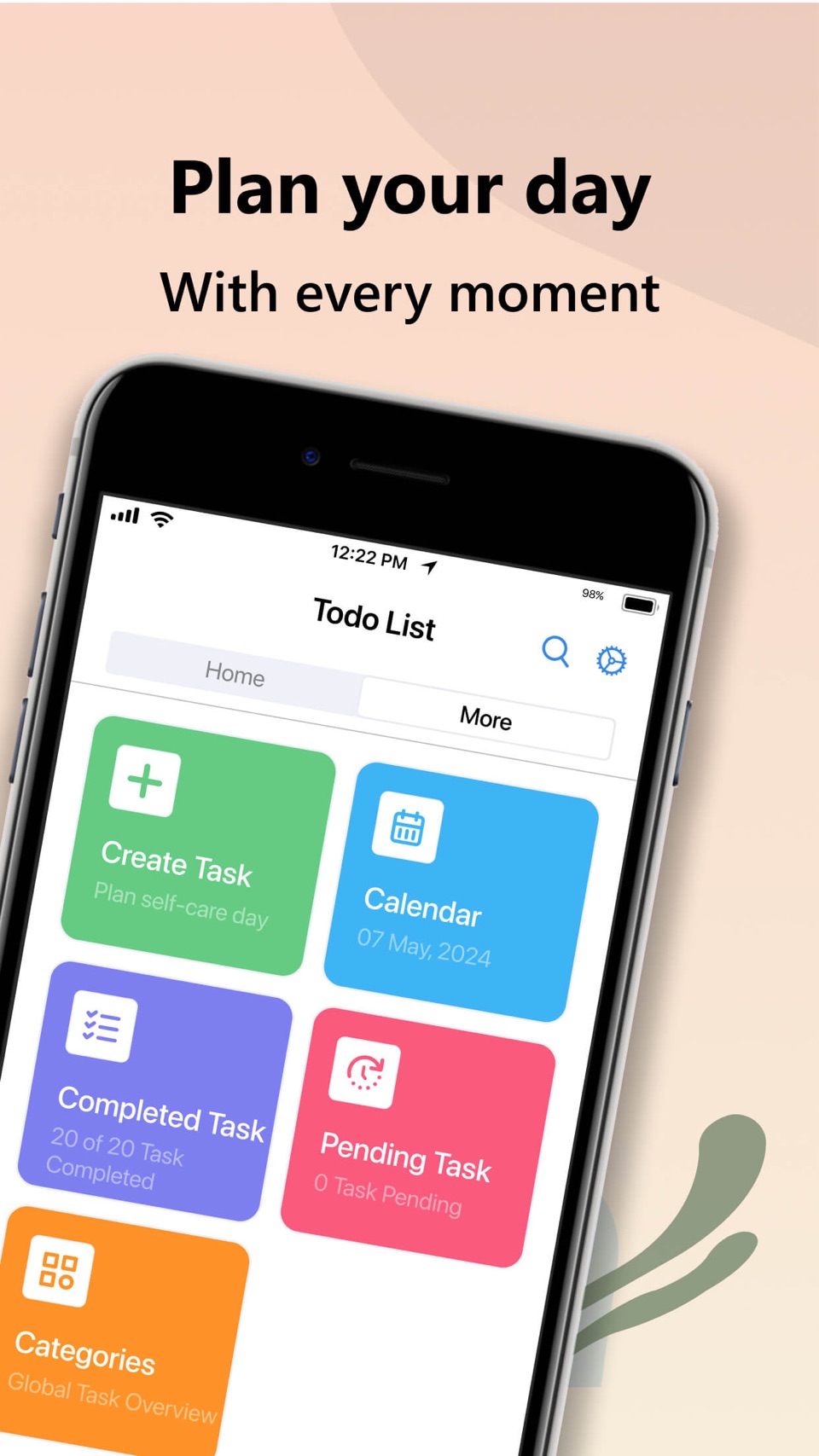 To Do List & Habit Tracker · Store screenshots
