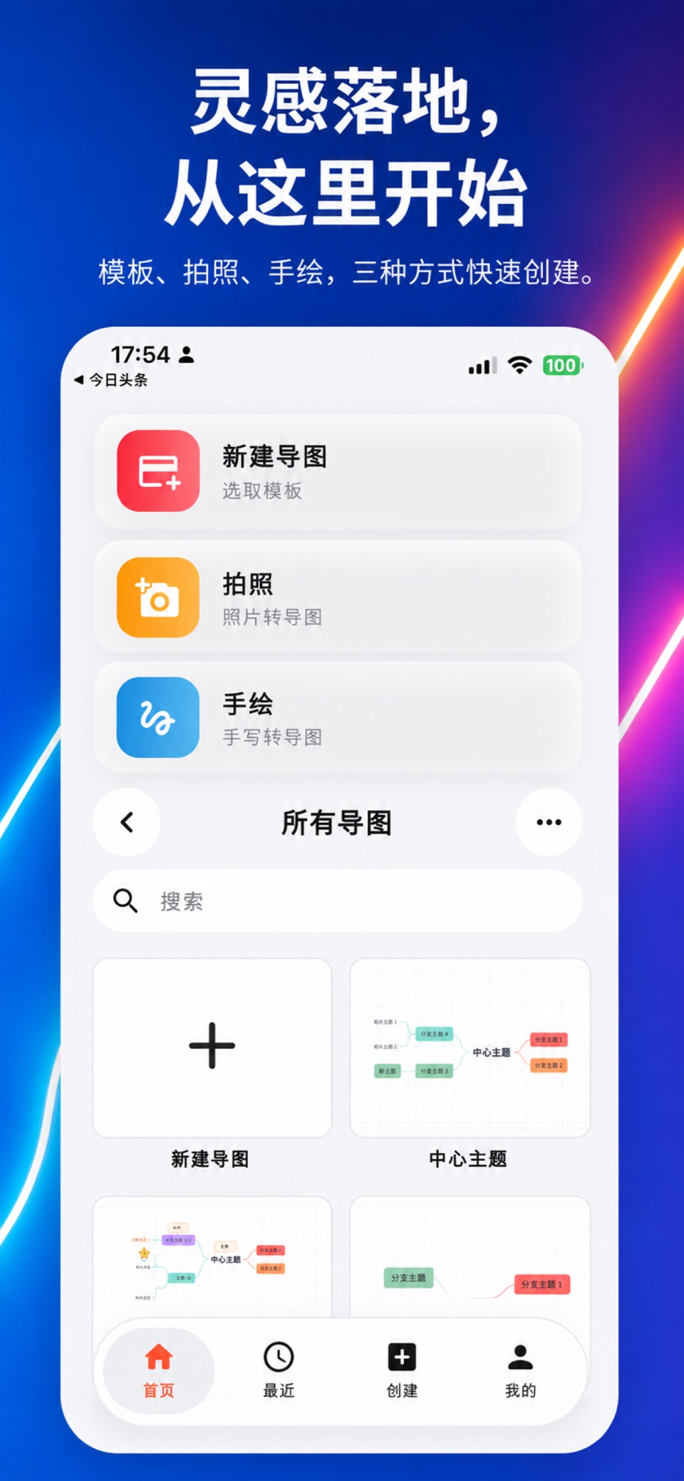 MindMap: 思维导图与AI写作工具、灵感笔记整理 2