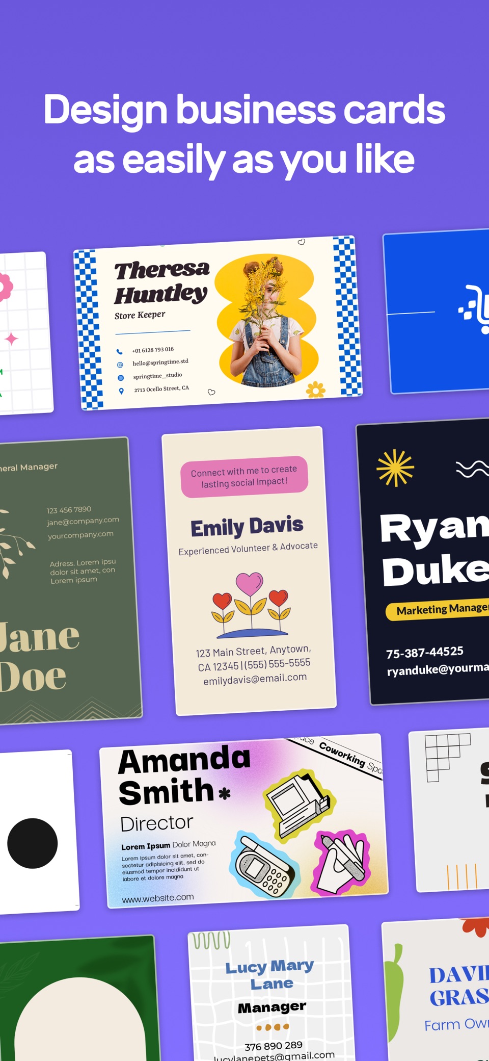 Business Card Design Maker 1