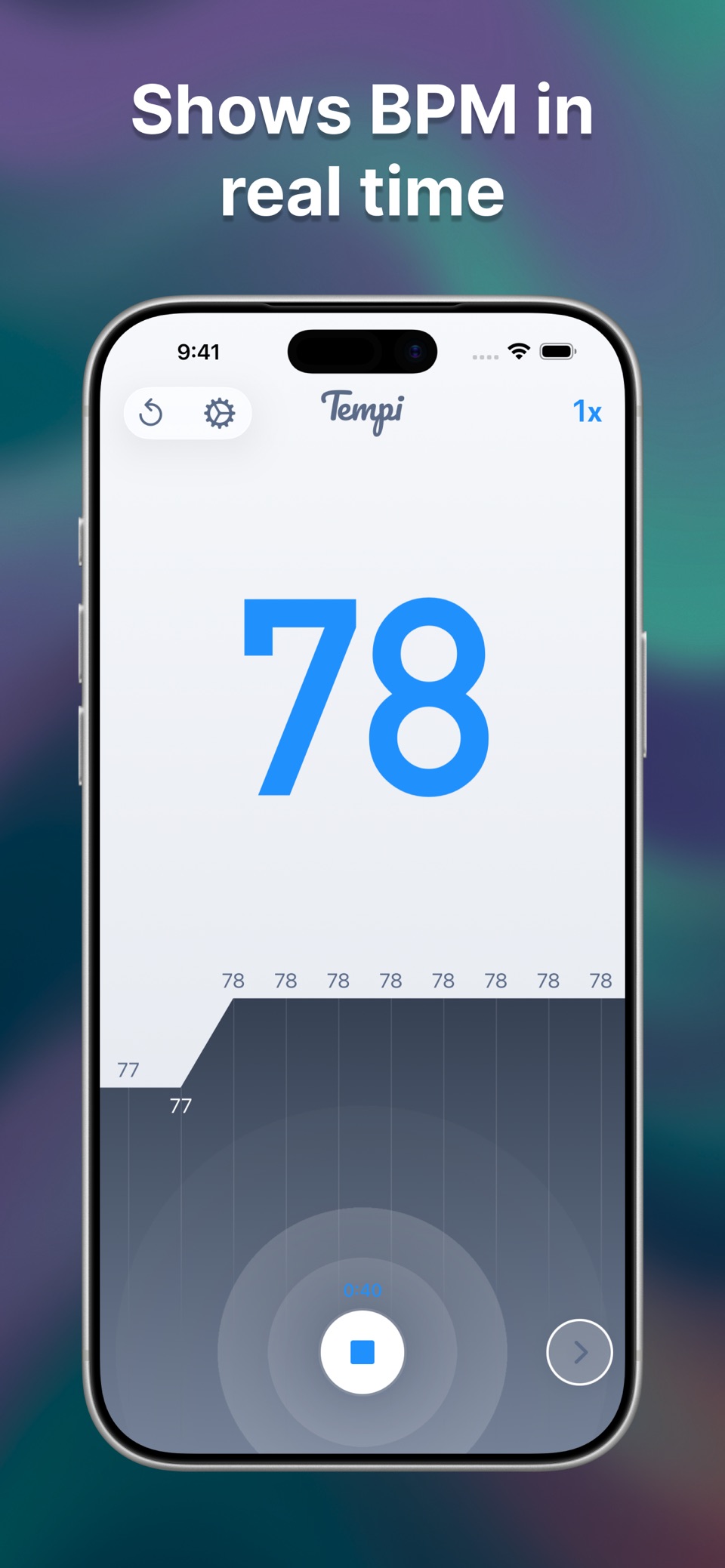 Tempi: BPM & Beat Tracking · Store screenshots