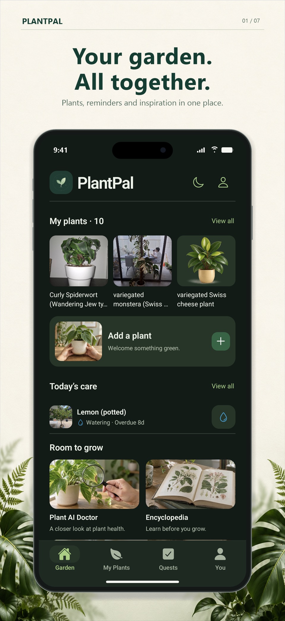 PlantPal: AI植物养护 · Store screenshots
