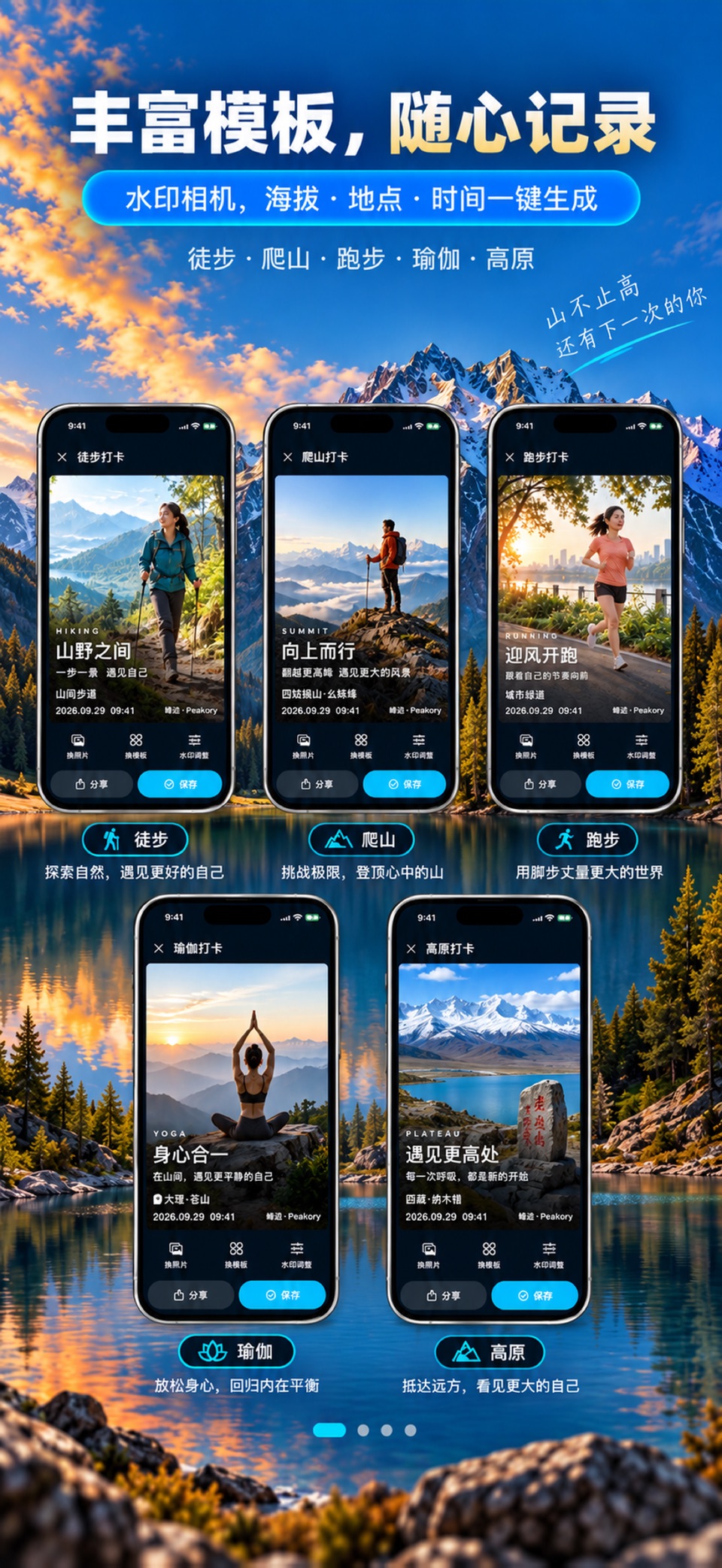 峰迹-指南针海拔表高度计经纬度查询水印相机 5