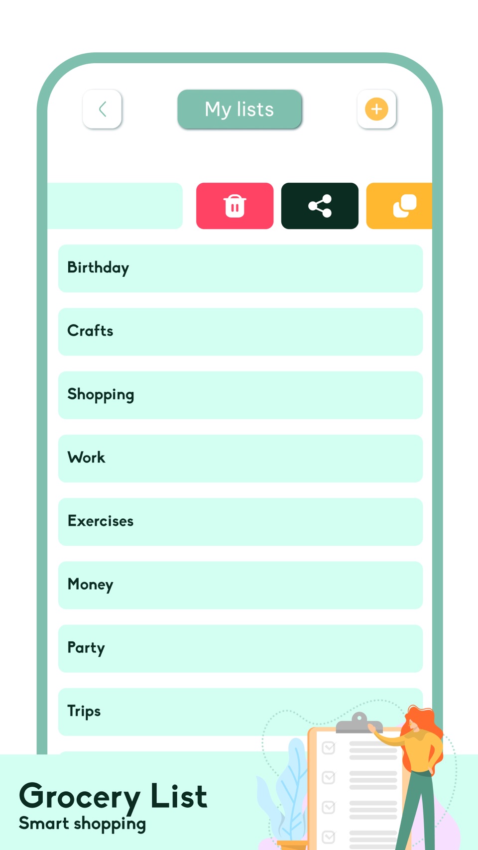 购物清单 – 智能购物 · Store screenshots