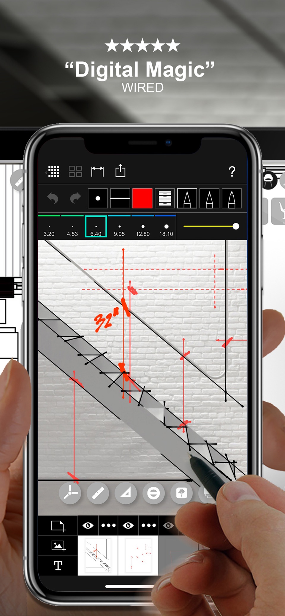 Morpholio Trace - 草图 CAD · Store screenshots