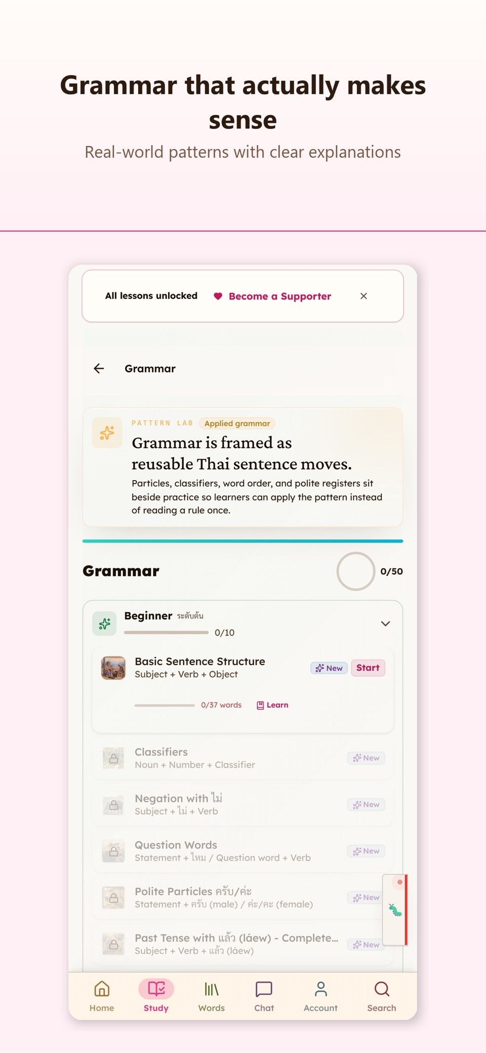 glot.it – 学泰语 · Store screenshots