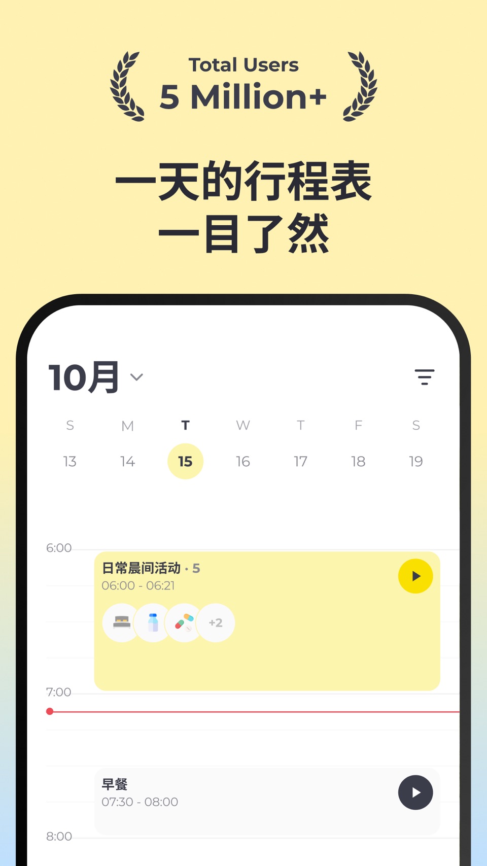 ToDo & 小习惯清单 | 喝水时间提醒 | 自律计划 2