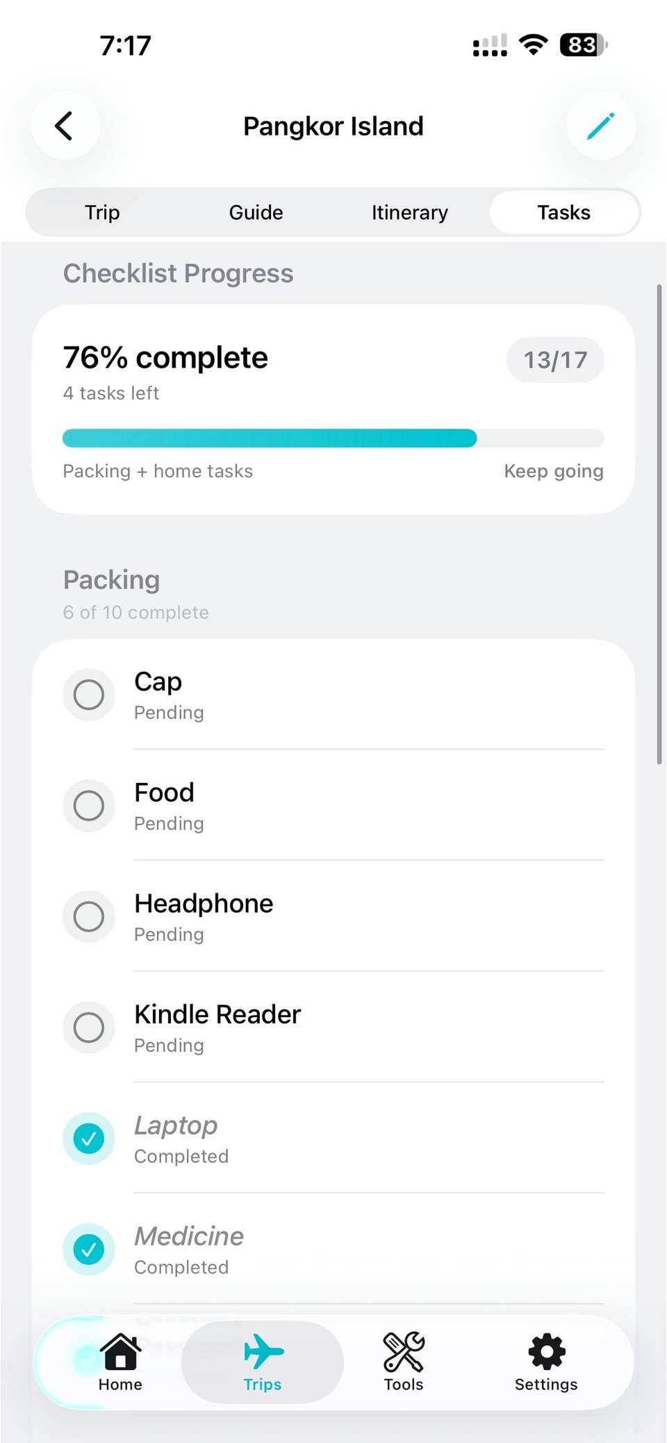 TripWise AI 旅行规划 7